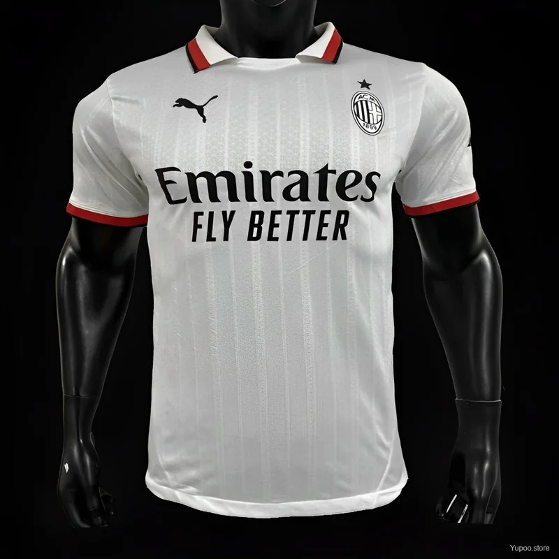 Camiseta AC Milan 2024/25 VISITANTE MANGA CORTA VERSION JUGADOR